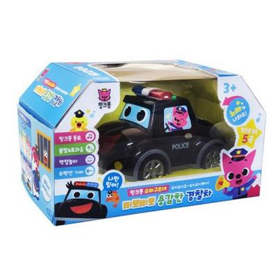 Pinkfong Pipo Pipo Odważna zabawka policyjna obsługująca samochód, mieszane kolory, popularne koreańskie zabawki