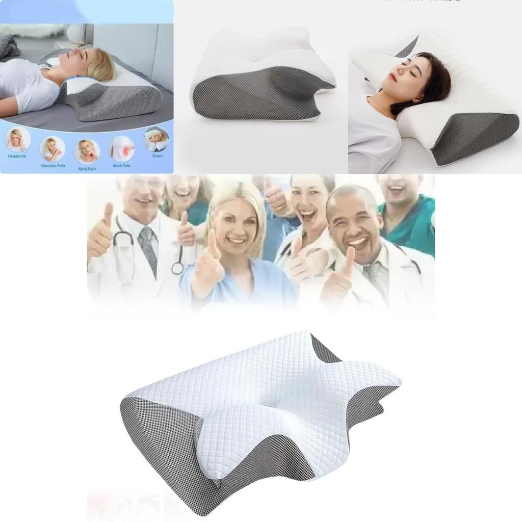 Comfortable Memory Foam Neck Pillow For Home Sleep With Supportive Design And Ergonomic Shape