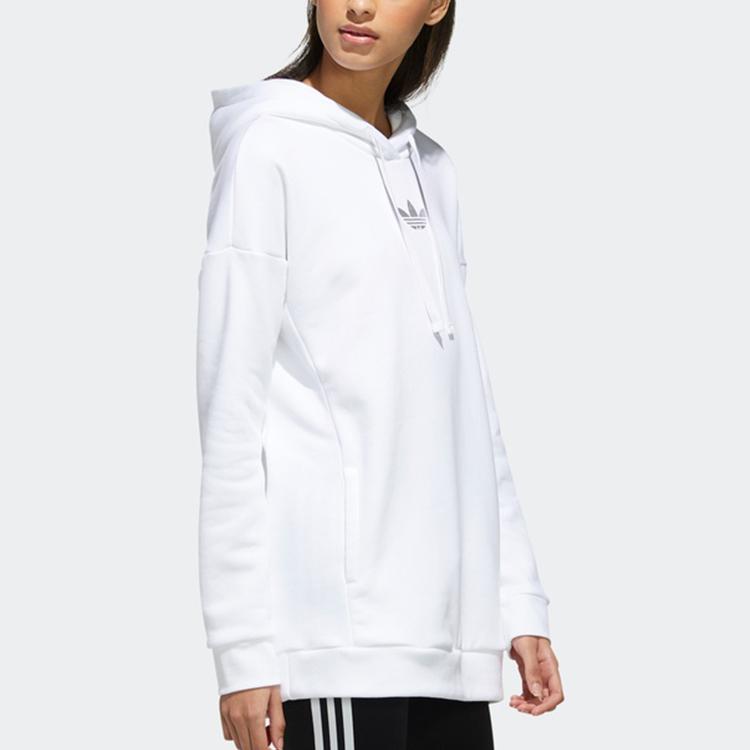 Adidas Πρωτότυπο Φούτερ Trefoil Γυναικεία Τοπ Λευκό GH7775