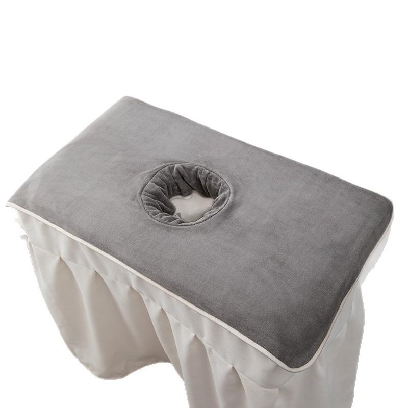 40x80cm/90x190cm Thickened Beauty SPA Massage Table Planking Face Towel with Hole Bed Bandana/Sheet