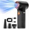 Electric Air Duster,130000RPM Blower with High Speed Fan,3 Adjustable Rechargeable Cordless Jet Fan Air Blower