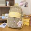 Schoolbag for High-aesthetic Campus Middle School Students, Japanese Style INS Cute Multi-compartment Backpack for Grades 1-1