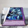 Anime Yu Gi Oh Card  Blankets Flannel All Season  Multi-function Super Warm Throw Blanket for Bedding Office Quilt