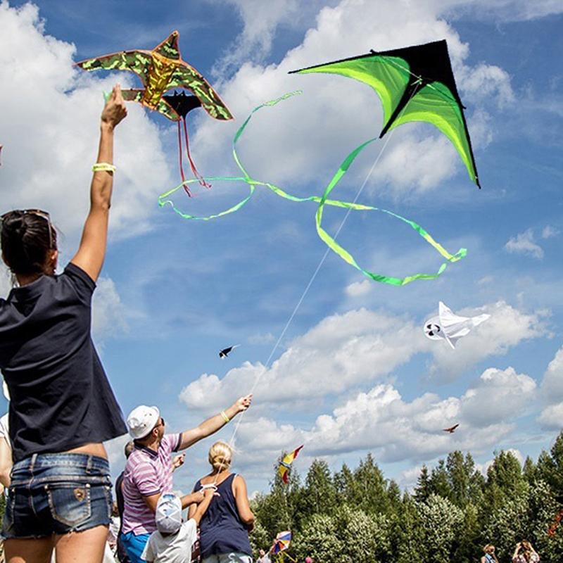Drachenschwänze mit Griff Outdoor-Spielzeug für Kinder Drachen Nylon Ripstop Albatros-Drachen