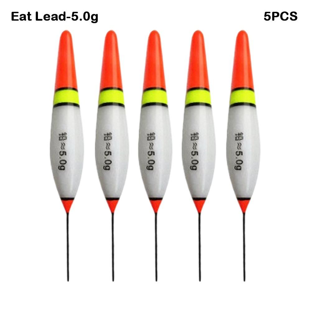 

5 шт. Наноматериалы Поплавки для течения Сверхтонкая рыболовная снасть Аксессуар для подледной рыбалки Eat Lead-5.0g