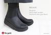 Fashion Boots Casual Wedge Heel Thick Sole Side Gore Suitable for Sunny or Rainy Days Easy to Walk Easy to Wear Less Fatigue Comfort Made in Japan