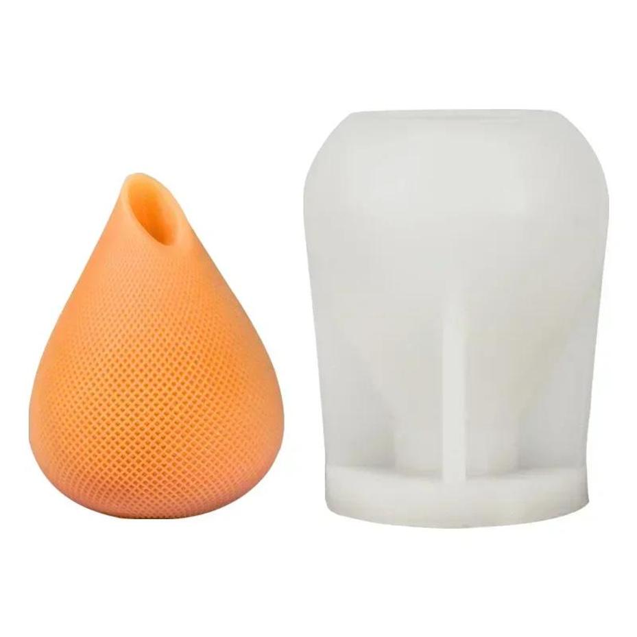 Handmade Molds Water Droplets Silicone Candle Mold DIY Creative Geometry Candle Making Soap Resin Clay Mold Gifts Art Craft