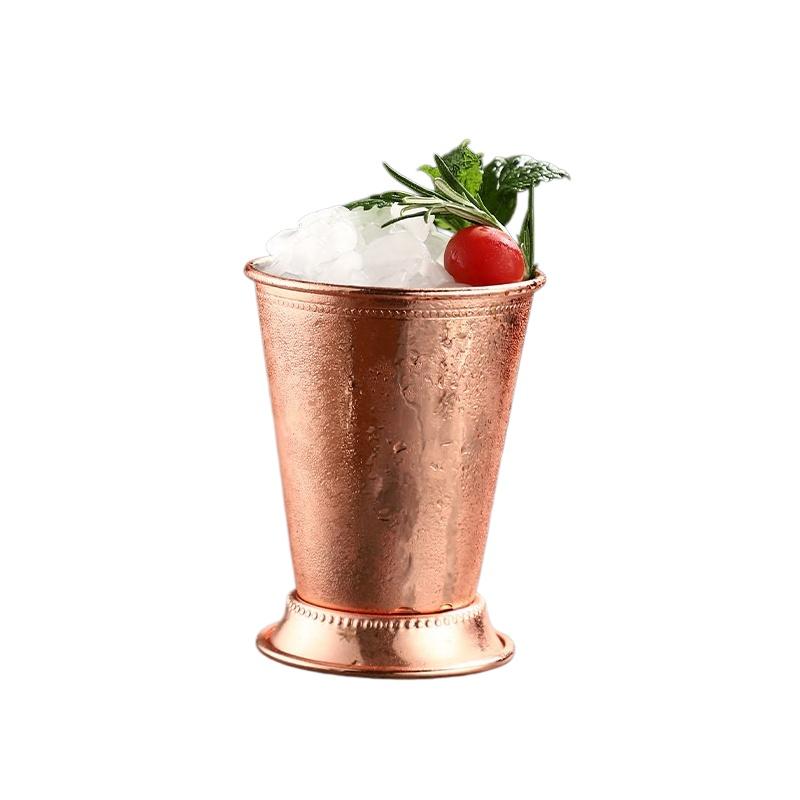 JUSTINLAU 350ML Mint Julep Cup Stainless Steel Martini Mojto Mug for Cocktails and Whiskey Mixed Drinks Mug Party/Bar Beer Glass