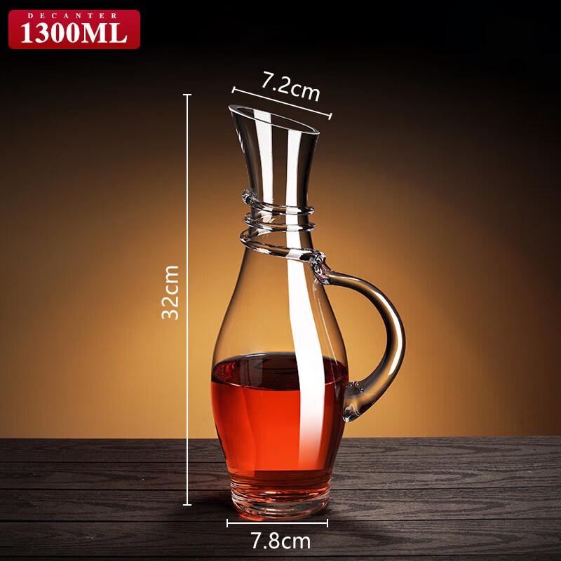 Handmade Crystal Glass Wine Decanter