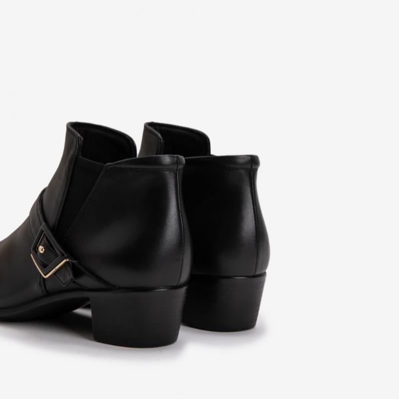 ESquire Women S Buckled Heel Molded Ankle bootS
