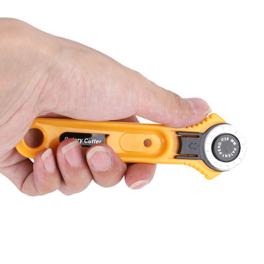 1pcs 28mm Roller Wheel Cutter Handheld Cloth Cutter Accessories Rotary Cutter  DIY Projects