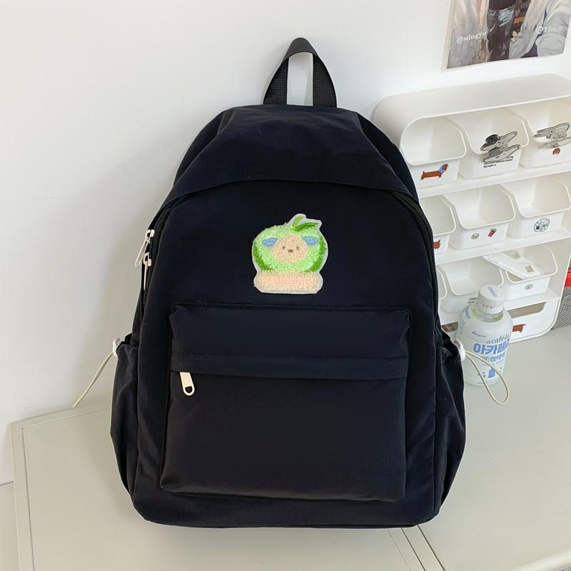 The new schoolbag is high-value, fresh and sweet, candy-colored backpack, lightweight and large-capacity backpack for junior high school students.