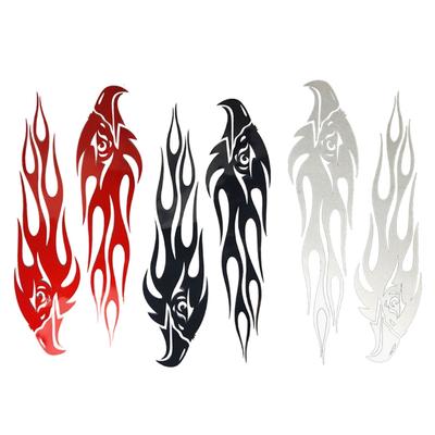 Eagle Flame Sticker Cool Styling Universal Fits Motorcycle Car Label Car Decoration DIY Warning Safety Reflector Strips