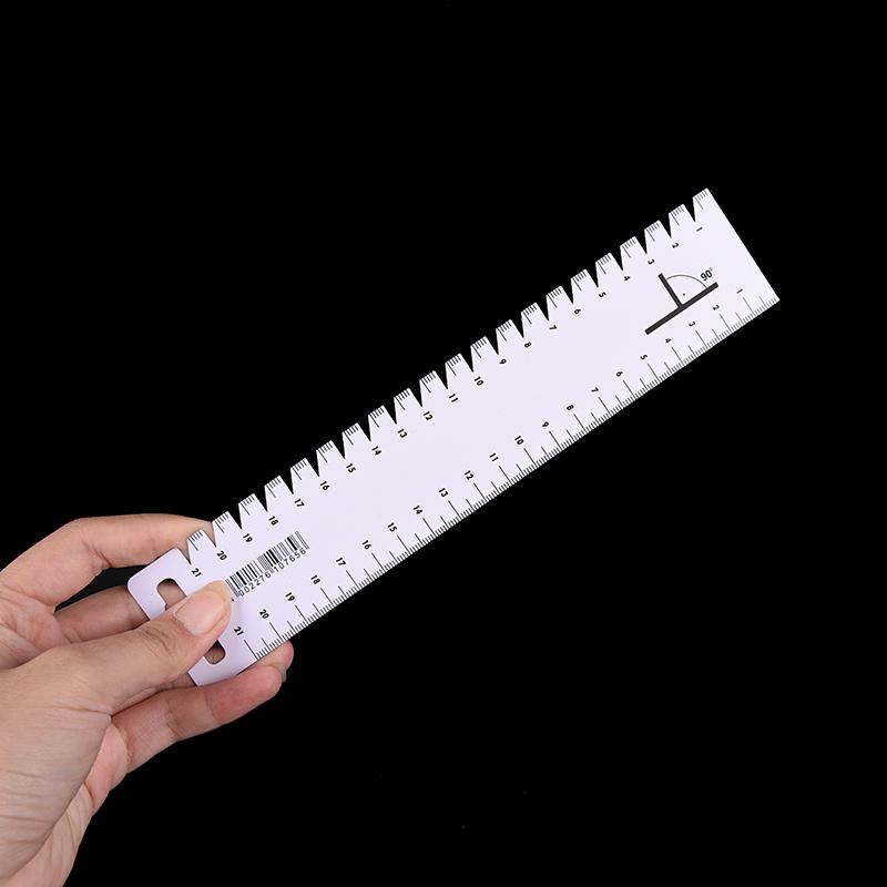 1 ks 21cm ultratenké šicí pravítko na patchwork, prošívací nástroj, šicí příslušenství