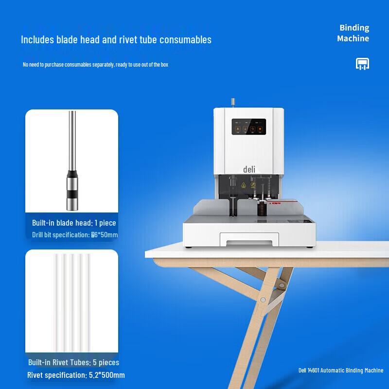 Deli Automatic Financial Binding Machine