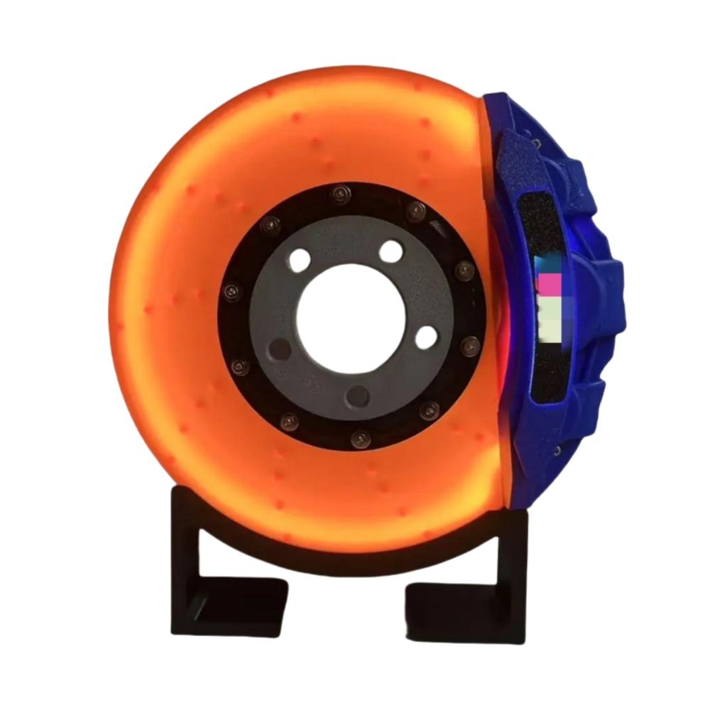 2PCS Brake Disc Lamp Led Atmosphere Brake Mood Light Charging Battery Adjustable Brightness Night Light with Bracket