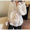 Japanese Cute Bear Backpack New Cartoon Animation Small Backpack Soft Cute Casual Girl Travel Bag