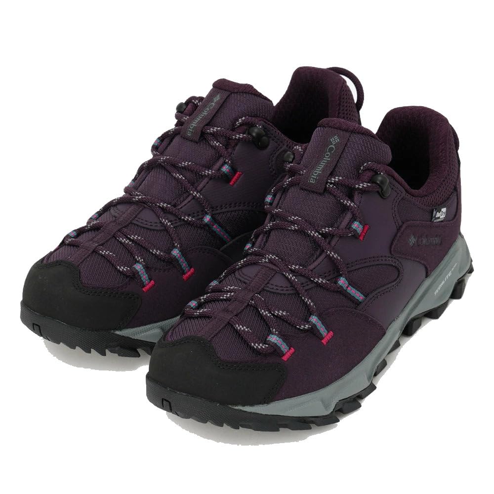 

Columbia Sabre Six Low Outdry Hiking Size Dark Wild Fuchsia Women s Shoes, 23.5cm, Plum,