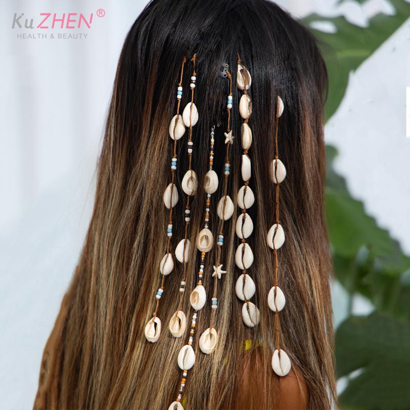 Estensioni Capelli Festival Perline Imitazione Conchiglie Impermeabili Boho Mermaid Core Gioielli Dreadlock Per Treccine