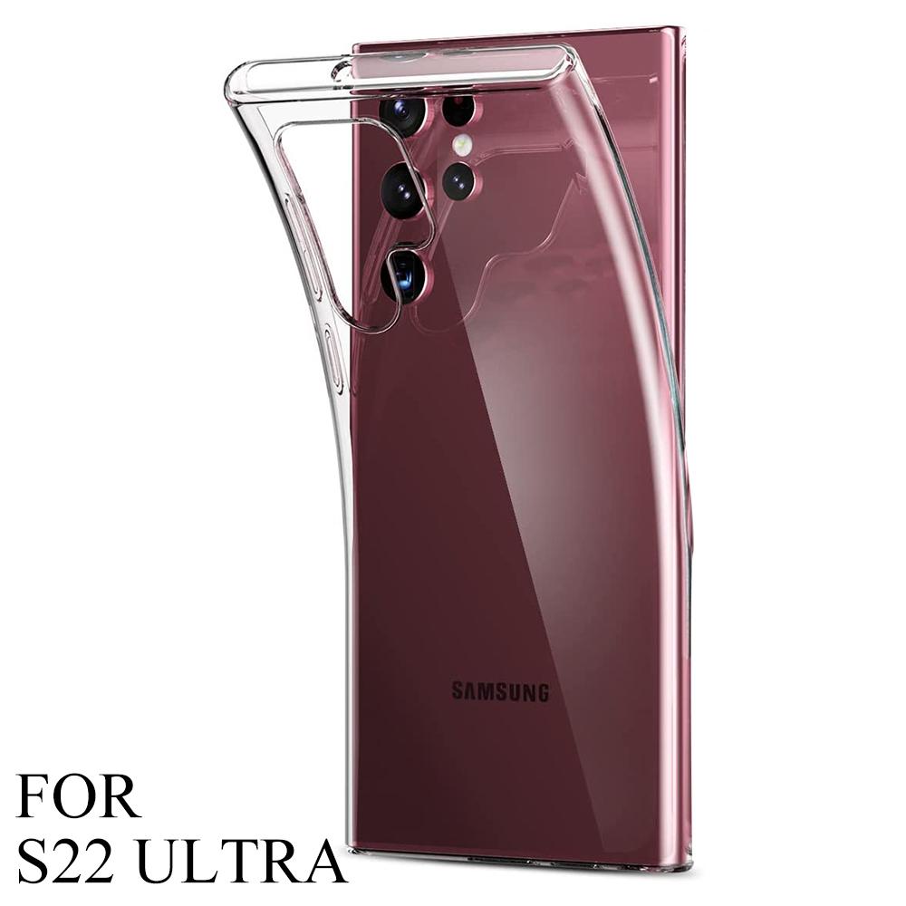 Ultra Thin Clear Silicone Case For Samsung Galaxy S23 S22 S21 S20 Ultra Plus FE Cover for Samsung Note 10 Plus 20 Ultra Funda