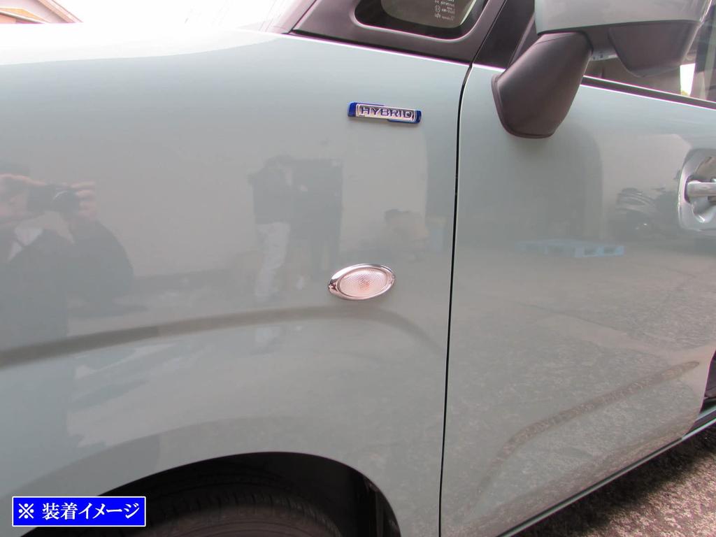 BRIGHTZ Wagon R Smile MX81S MX91S Chrome Side Marker Rings Type B MX 81S MX 91S 81 91 [SID-RIN-050]