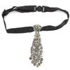Fashion Rhinestone Tie Short Length Metal Short Tie Special Sparkle Costume Tie  Wine Party