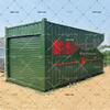Military Green Quick-Assembly Multi-Purpose Container Room