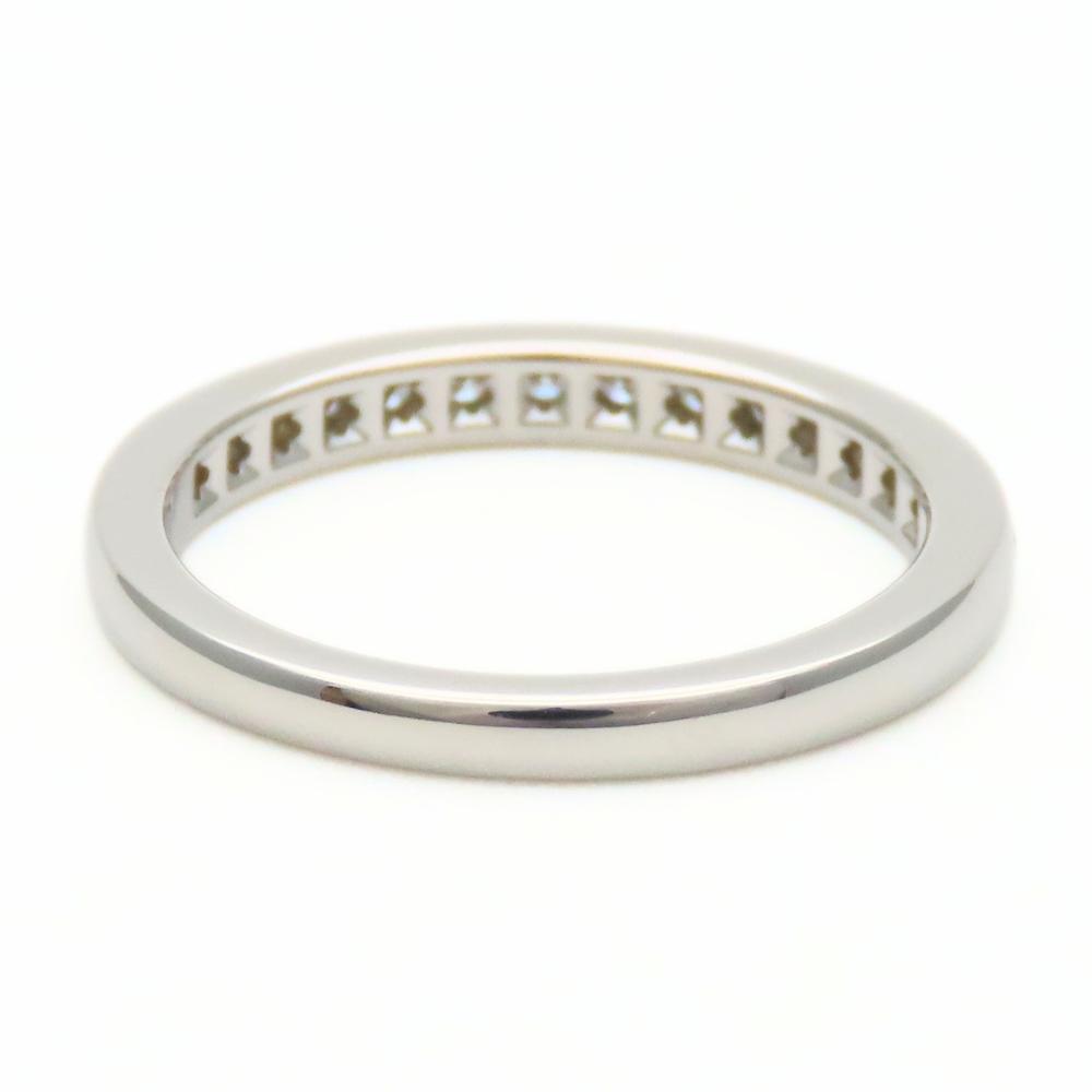 Used TIFFANY&Co. Ring Half eternity Half circle EU#49 Pt950Platinum/diamond 3.49g Platinum jewelry