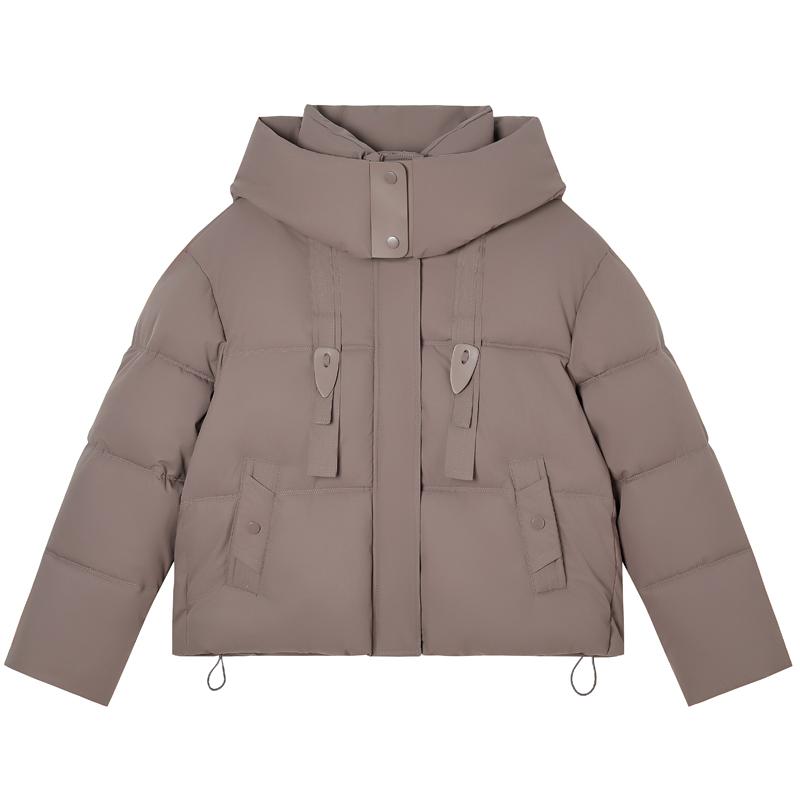 Fashion Winter Jackets Woman Short Parkas Hooded Loose Thick Warm Outerwears Casual Women's Coats
