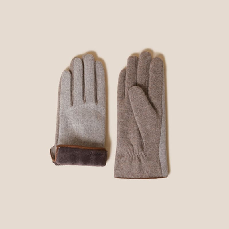 COURONNE Natter Gloves (Dark Beige)_RCHAX24611BED