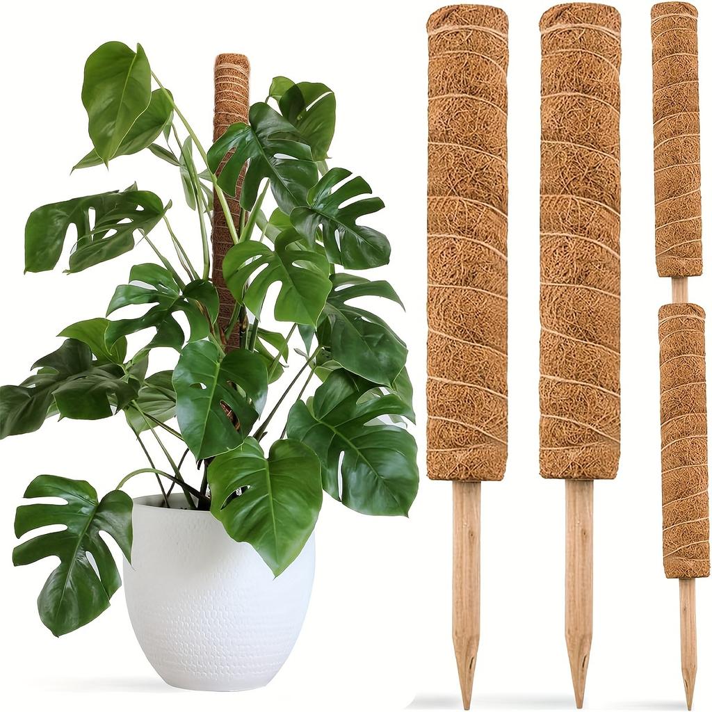 Plant Climbing Coir Totem Pole Safe Gardening Coconut Stick For Climbing Plants Vines And Creepers Plant Support Garden Supplies