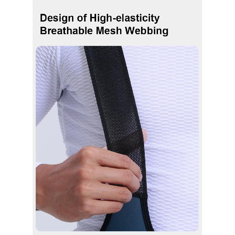 INBIKE Fleece Road Bike Bib Pants for Men Winter Thermal Cycling Bibs Windproof Biking Bicycle Pants MTB Cycling Clothing Man