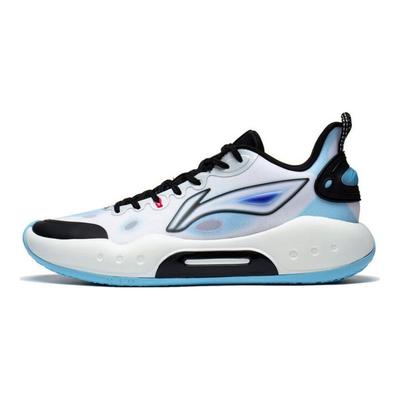 Li Ning Yu Shuai Team Shock Absorption Non-Slip Low-Top Basketball Shoes Men Sneaker White Black ABPT039-1