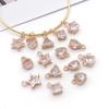 D.I.Y. Jewelry Accessory Kit: Alloy Star, Teardrop, Heart, and Plum Blossom Pendants for Necklaces & Earrings