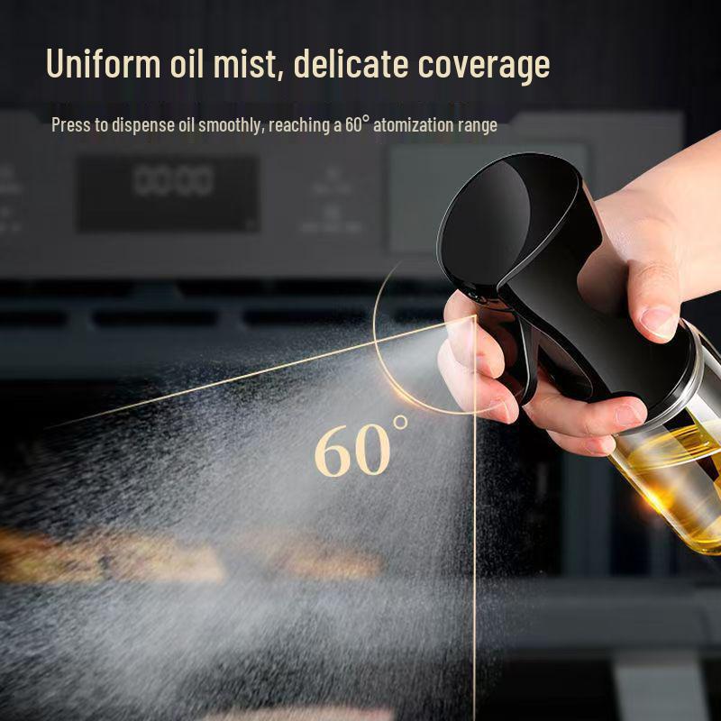 High-Pressure Atomizing Oil Sprayer for Air Fryer – Mist-Like Edible Oil Bottle