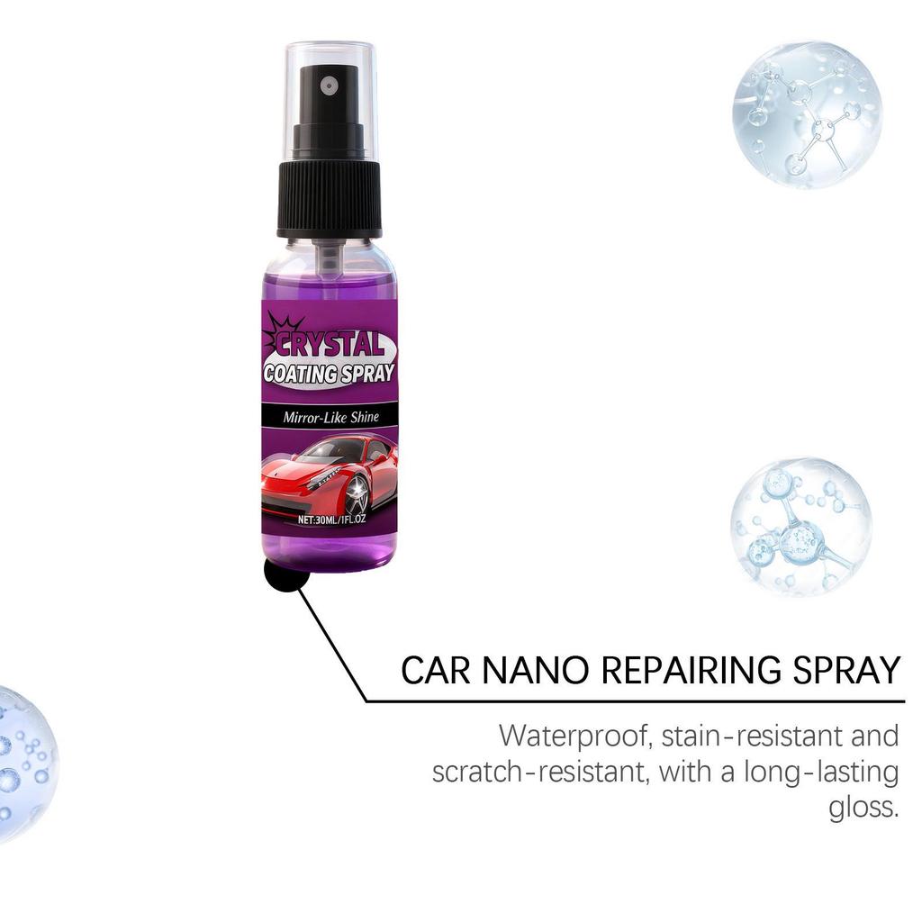 Mirror-Finish Car Coating Spray: Enhances Shine and Protects Daily.