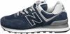 Women's 574 Core Sneakers Navy with White