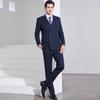 Men's Double-Breasted Wrinkle-Resistant Business Suit Set