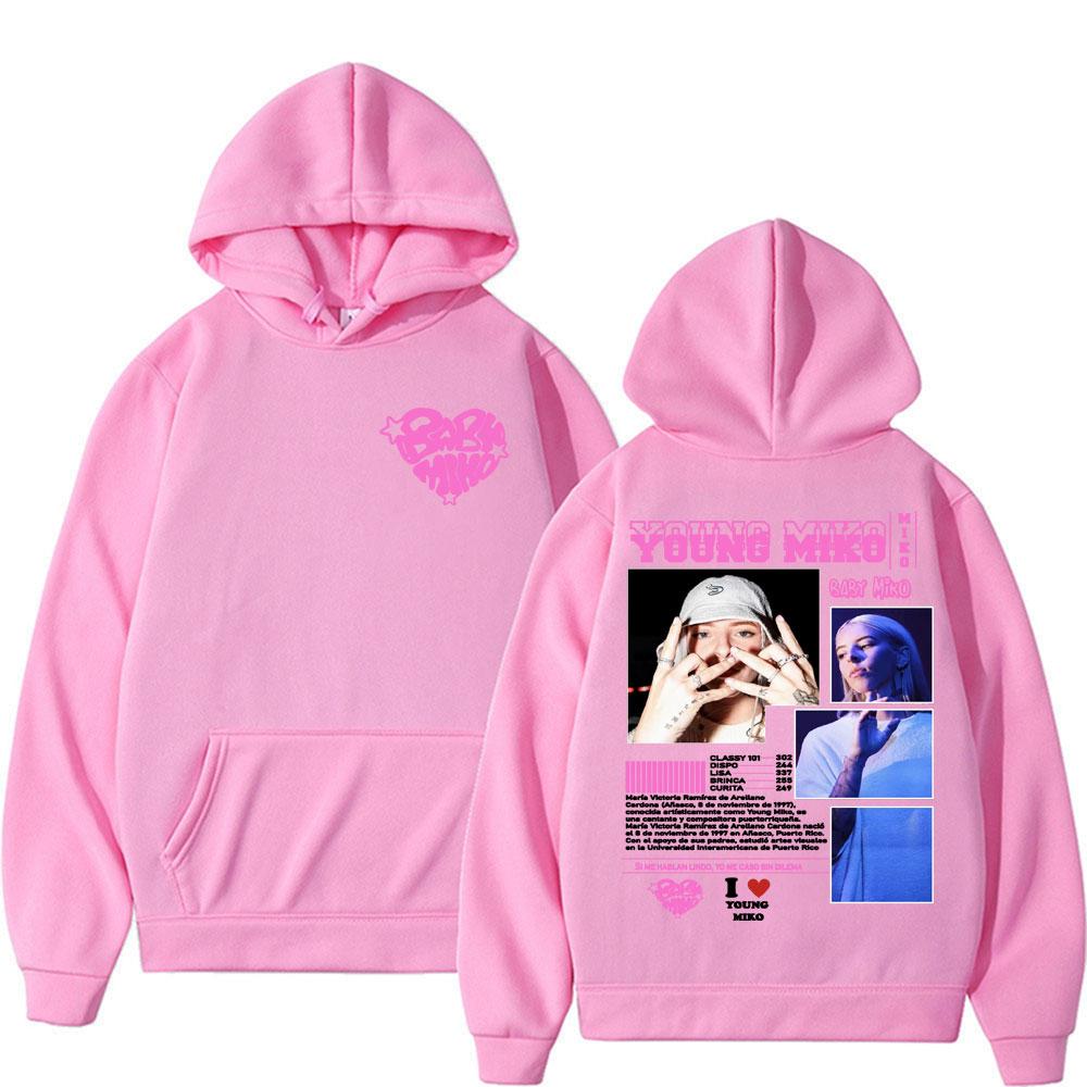 Singer Young Miko Baby Miko Tour Hooded Men Women's Clothing Vintage Casual Fan Gift Sweatshirt Fashion Aesthetic Comfort Hoodie