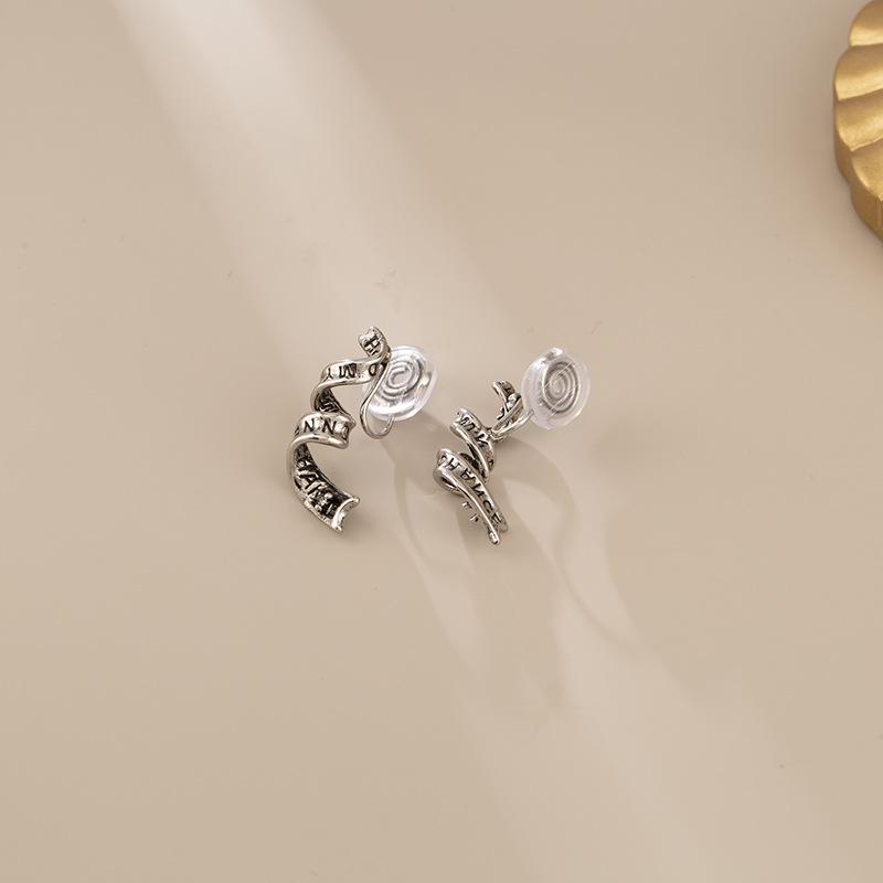 

Панк-письмо, металлическая спираль, модный темперамент, катушка от комаров, зажим для ушей, без пирсинга, женский