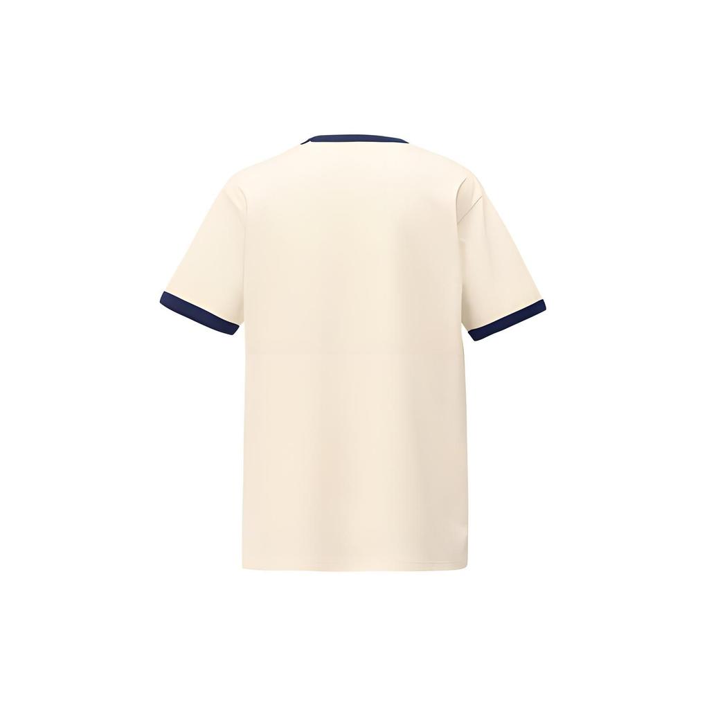 ONITSUKA TIGER Comfortable And Versatile Color-Block Logo Print Crew Neck Pullover Short Sleeve T-Shirt With Dropped Shoulders 2183B199-700