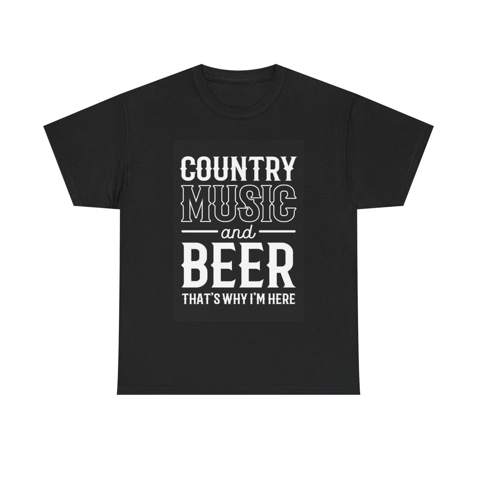 Men s and Women s T-shirts Country Music And Beer XXXXL