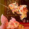 Glowing Goldfish Lantern Handmade Chinese Glowing Handheld Lantern  Hanfu Accessories