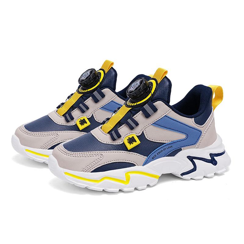 

Спортивные детские кожаные кроссовки для мальчиков 5–16 лет, легкая детская повседневная обувь для бега и ходьбы, нескользящие кроссовки 28