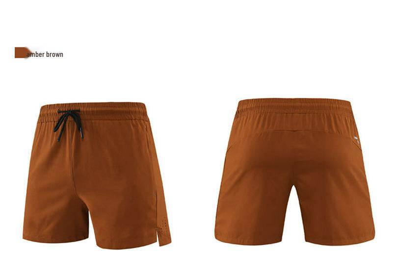 Men's Quick-Dry Mesh Running Shorts, 3/4 Length, Stretch & Breathable for Marathon Fitness