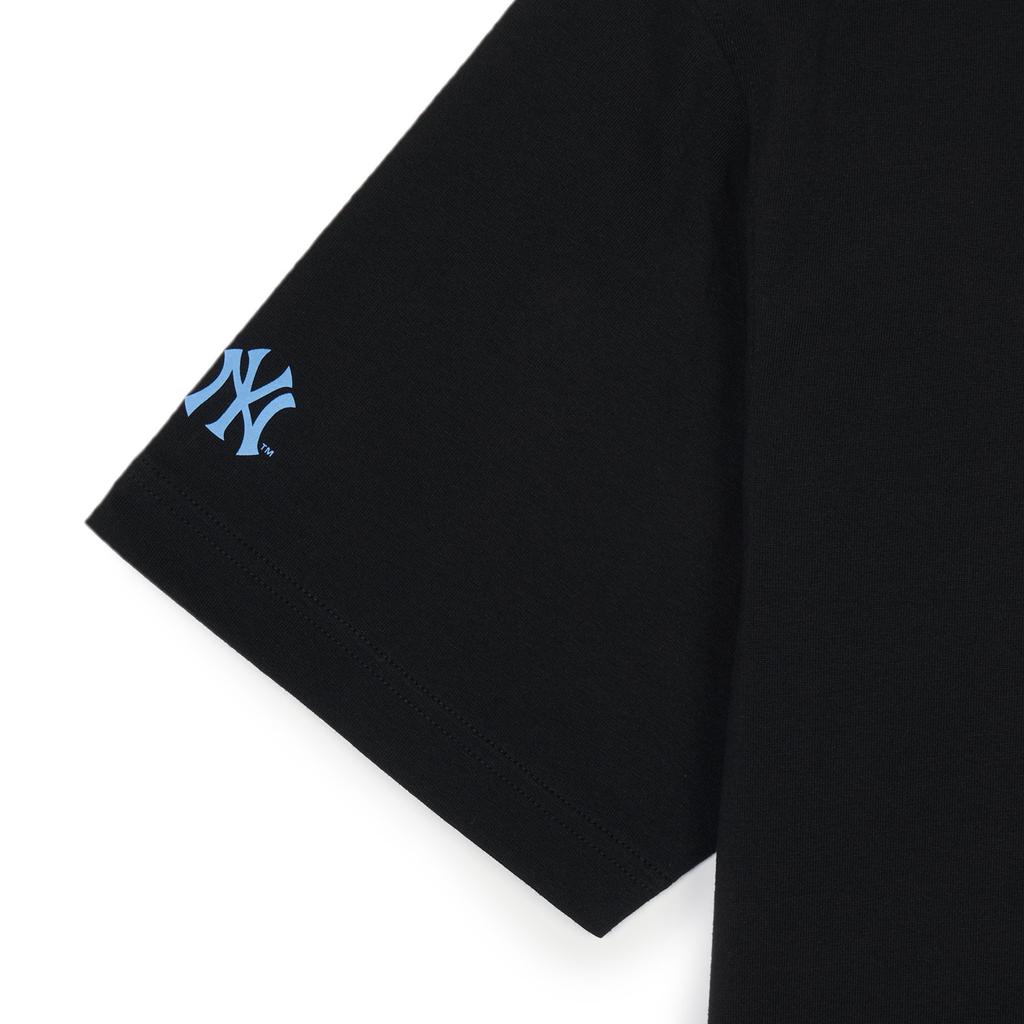 New MLB New York Yankees T Shirts Unisex Black 3ATSN0143-50BKS