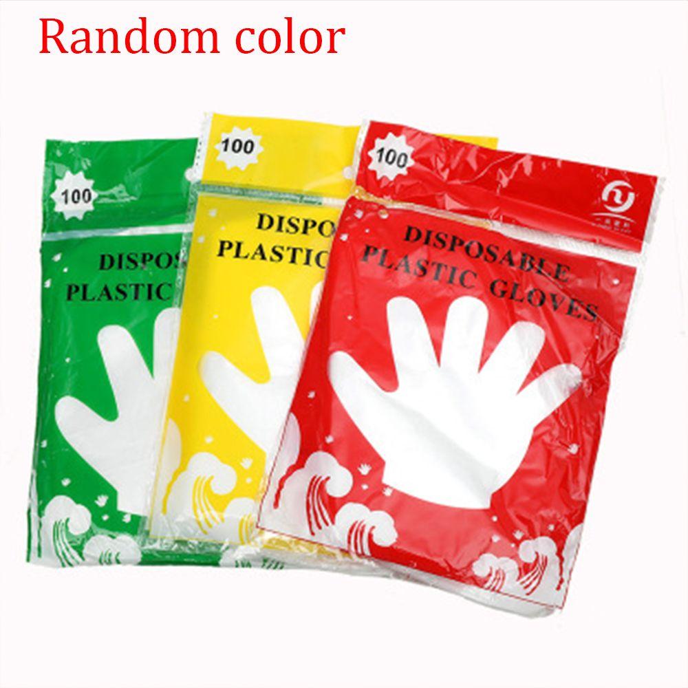 Polyethylene Kitchen Vegetable Fruit Avoid Direct Touch Disposable Gloves Catering Plastic Clear