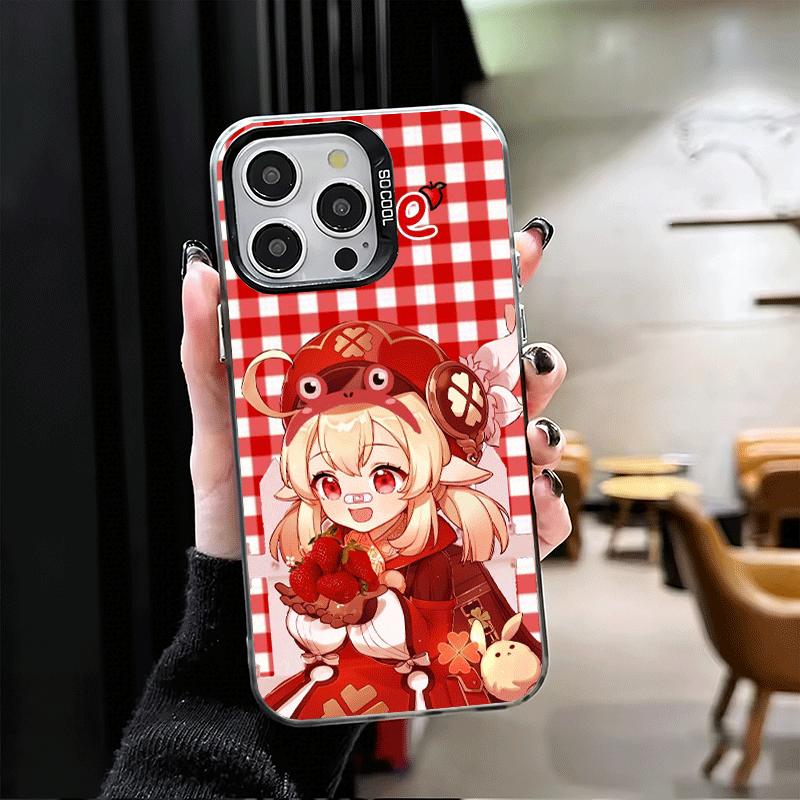 Genshin Impact Klee Shockproof Phone Case for iPhone 17 Air 16 16E 15 Pro Max 14 Plus 13 Mini 12 Back Cover Anti Fall Fundas