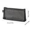 1Pc Simple Transparent Portable Mesh Pencil Case Office Storage Bag Student Pen Bag School Supplies Stationery Bag