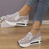 Damen Sommer Loafer Luxus Plateau Vulkanisierte Tennis Casual Sneakers Für Damen Trends 2024 Bequeme Outdoor Fashion Schuhe